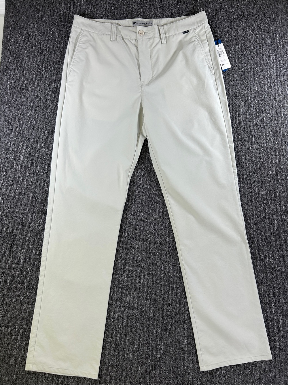 NEW TravisMathew Prestige 77 Performance Golf Pants Stone 34
